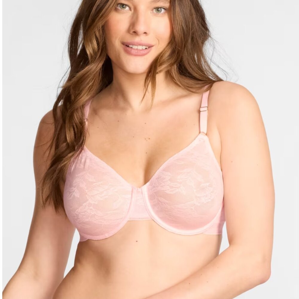 Wacoal 851388 High Profile Underwire Bra Pink 38G 38DDDD NWOT